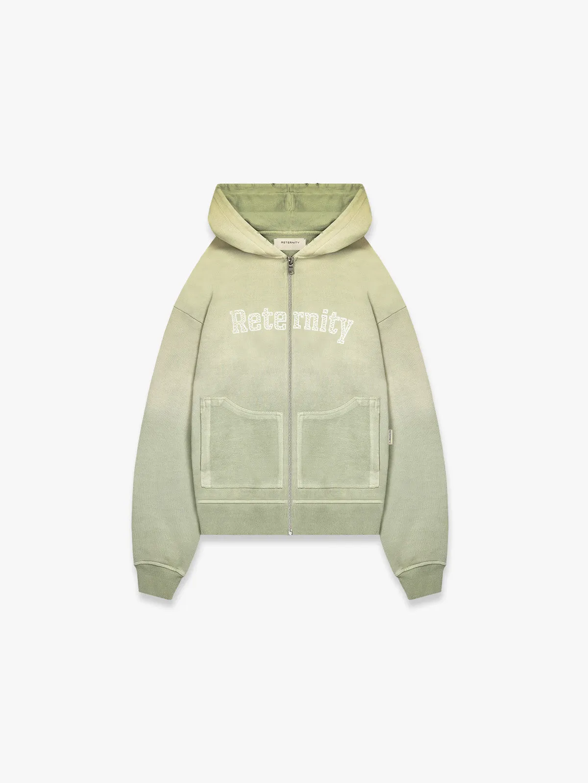 ERA ZIP-HOODIE - FADED LIME