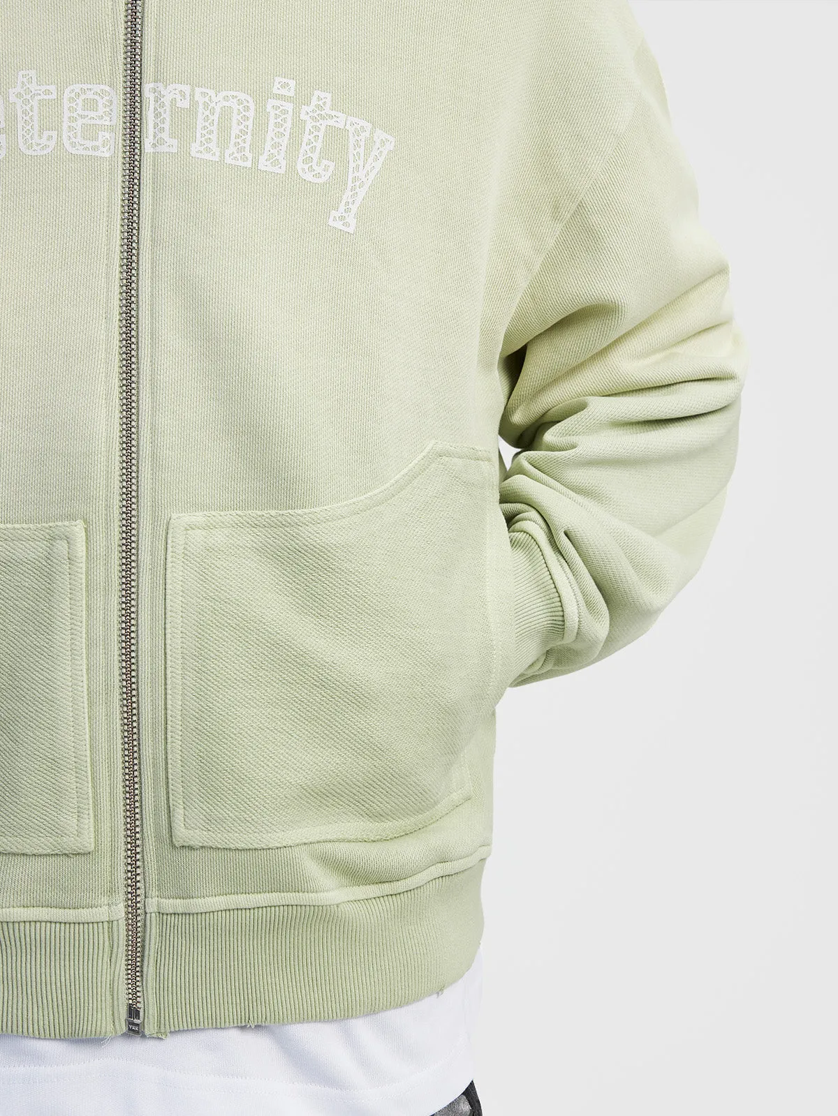 ERA ZIP-HOODIE - FADED LIME