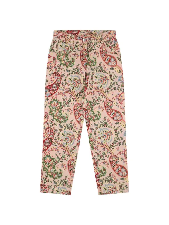 Etro   Printed stretch cotton pants 