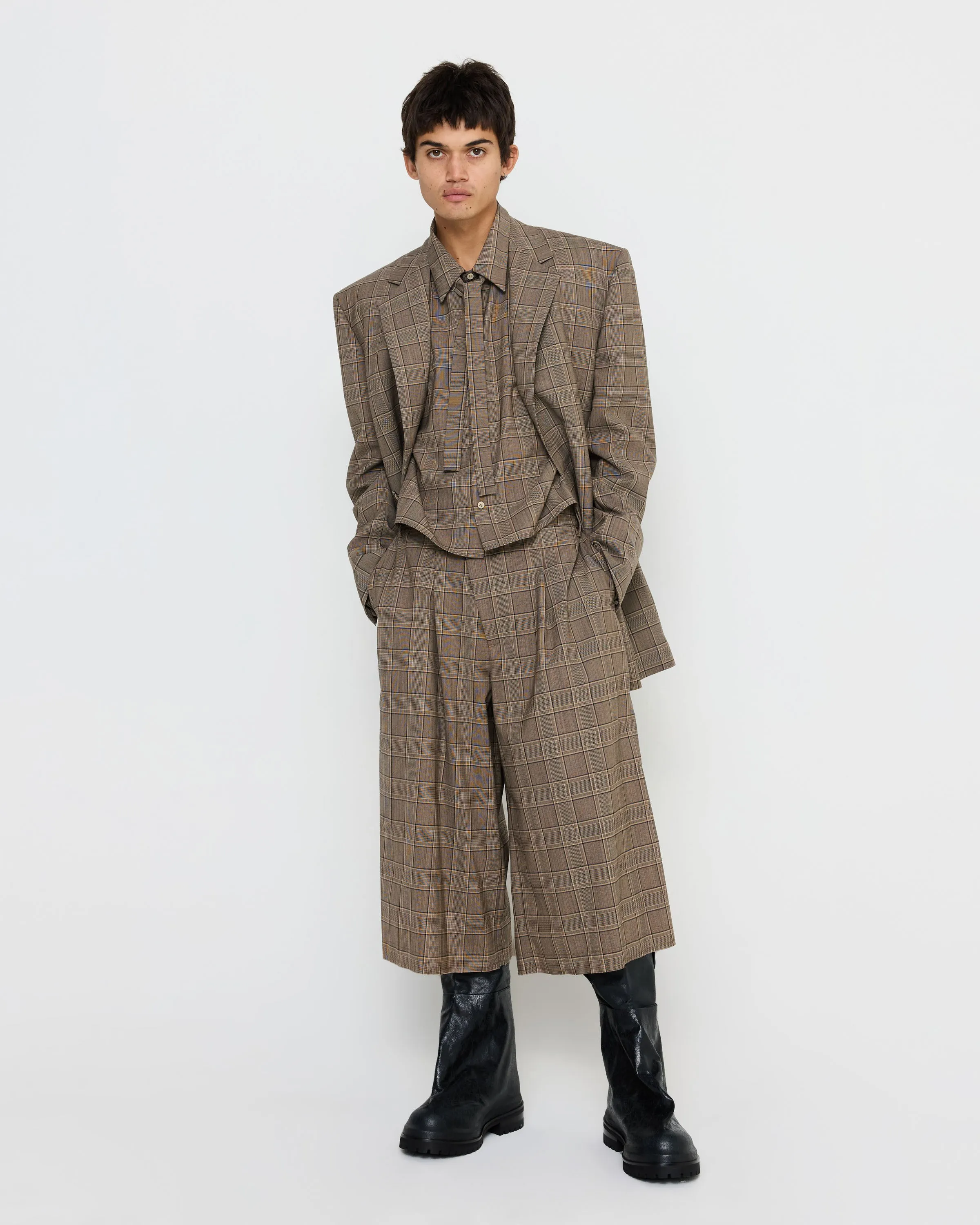 Garden Wool Overjacket in Brown