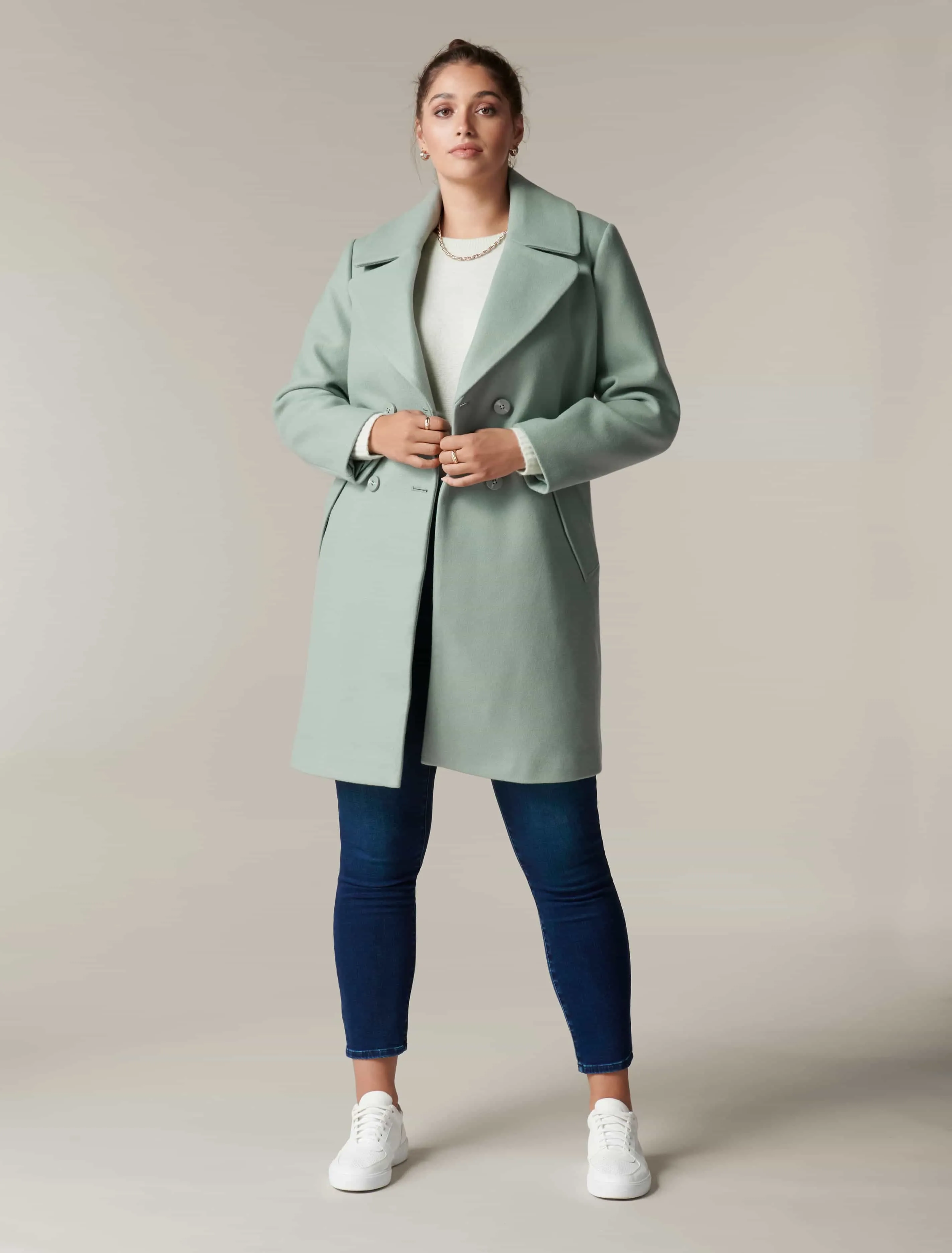 Georgie Curve Box Coat