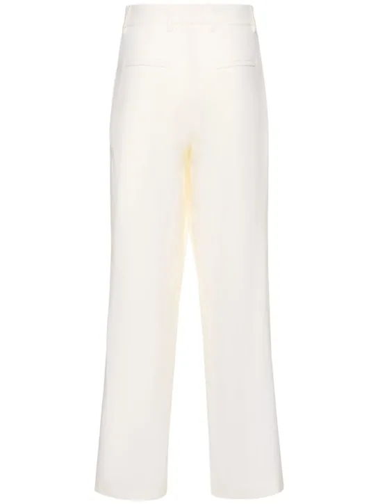 Giuseppe Di Morabito   Twisted light wool double wide pants 