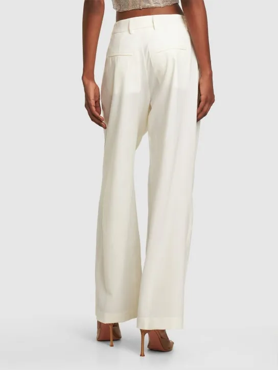 Giuseppe Di Morabito   Twisted light wool double wide pants 