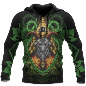 God Of Skull Satanic Hoodie For Men And Women, 3D Full Print Satanic Hoodies