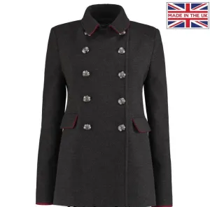 Grey Military Pea Coat