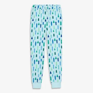 Grown-ups organic PJ pant in frosty trees (unisex fit)