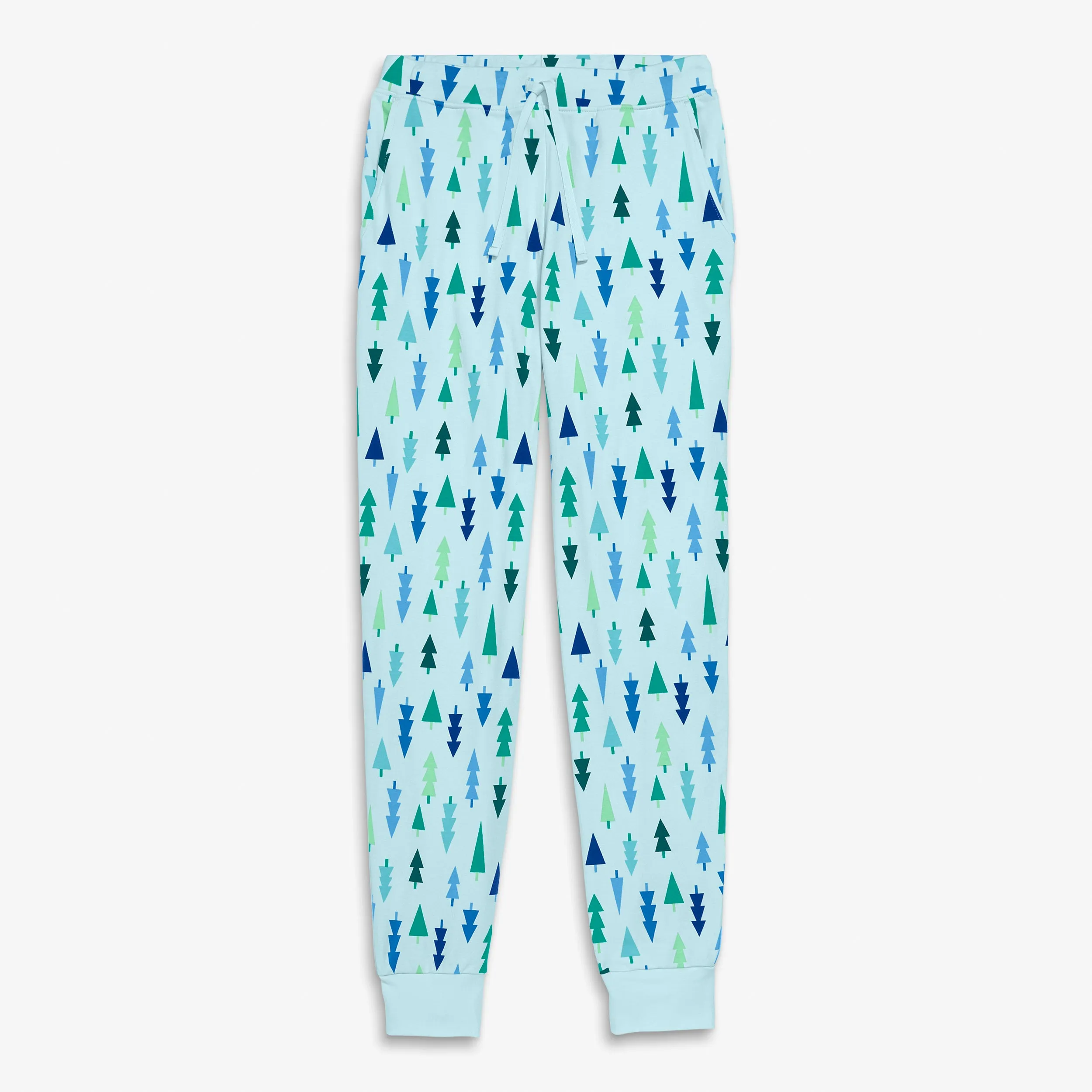 Grown-ups organic PJ pant in frosty trees (unisex fit)