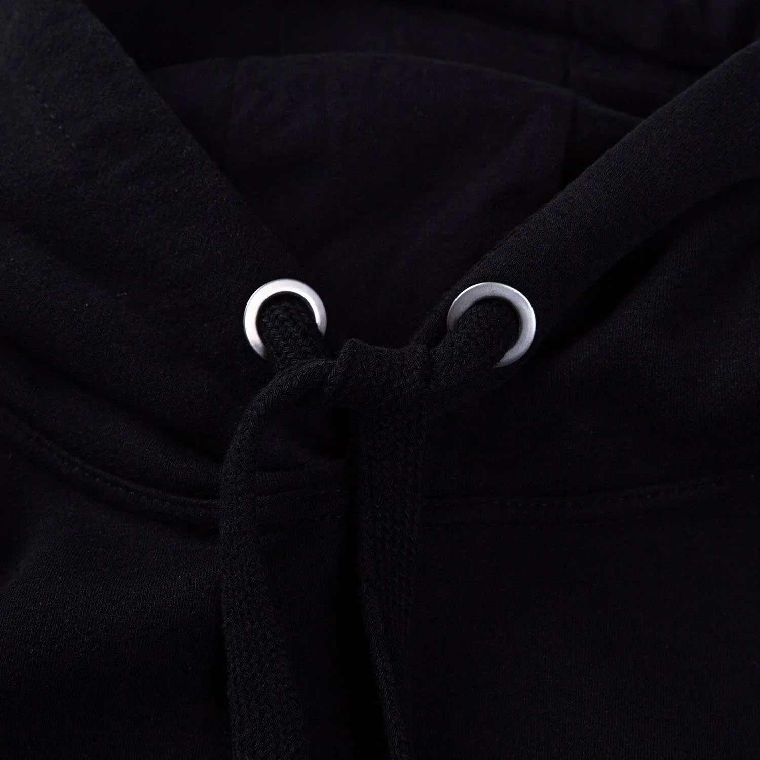 Heritage Hoodie Black - Grey Logo