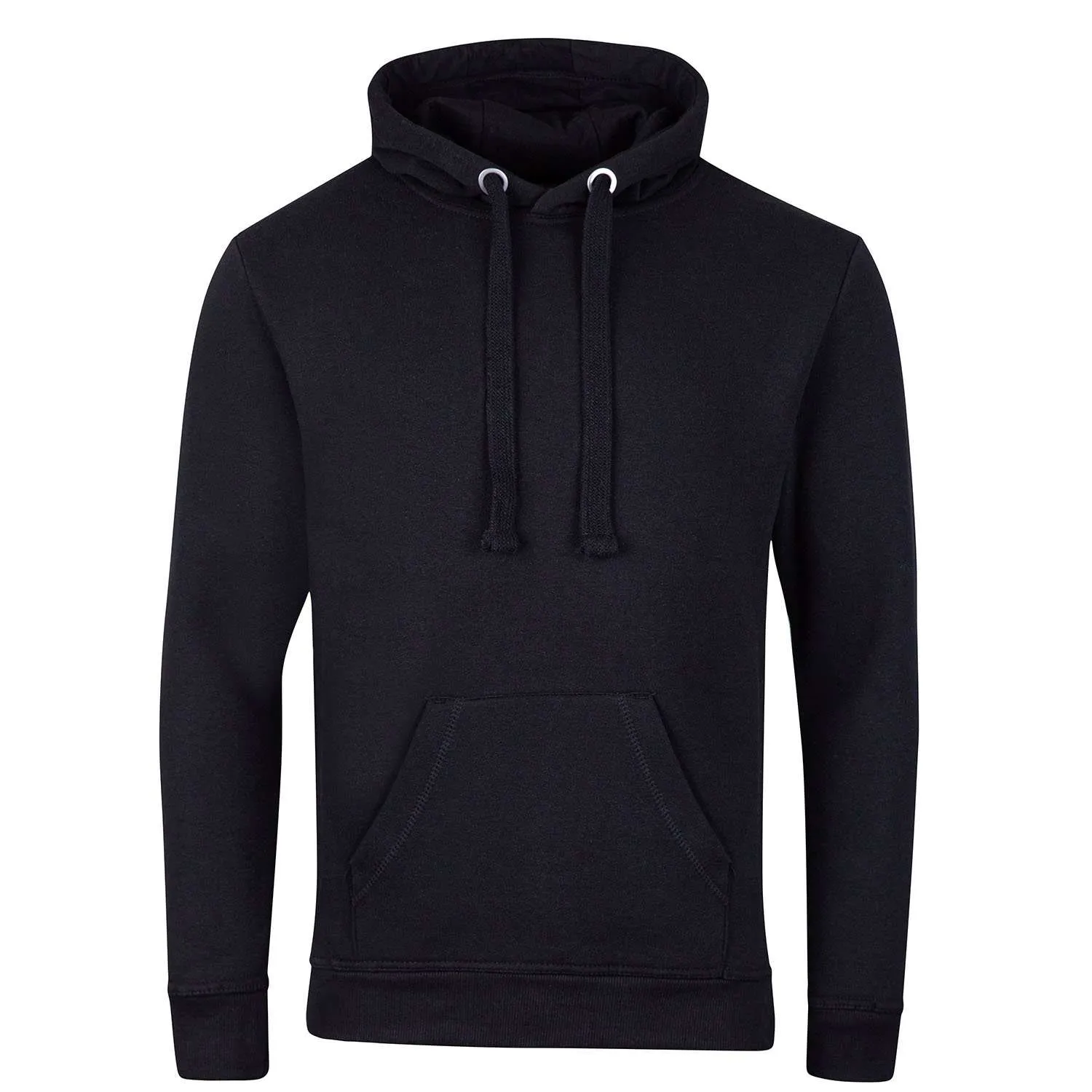 Heritage Hoodie Black - Grey Logo