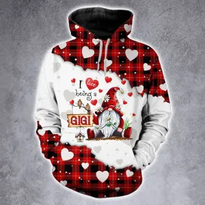 I Love Being A Gigi Gnomes Christmas Hoodie Xmas Gift For Gigi