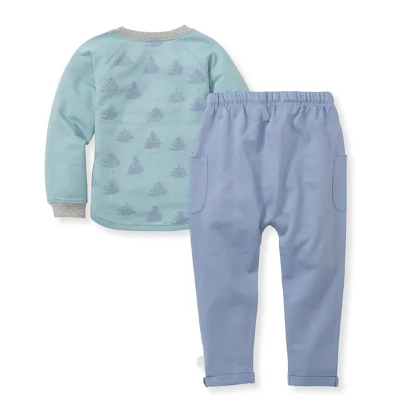 Icy Trees Top and Pants Set