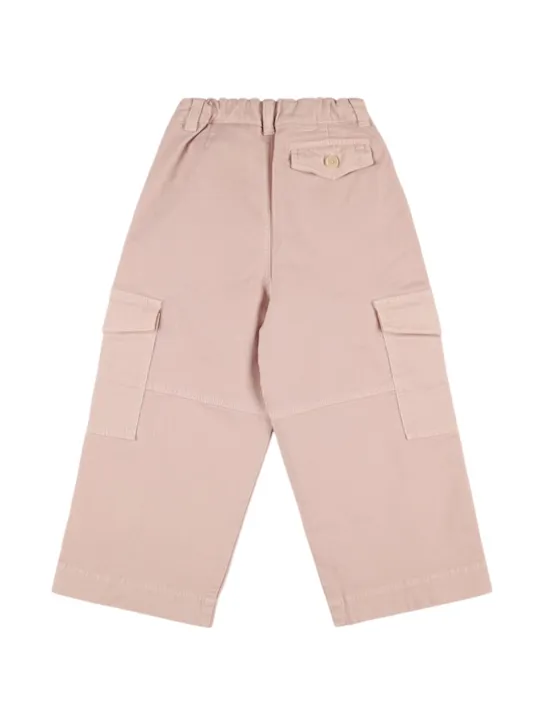 Il Gufo   Stretch cotton gabardine cargo pants 