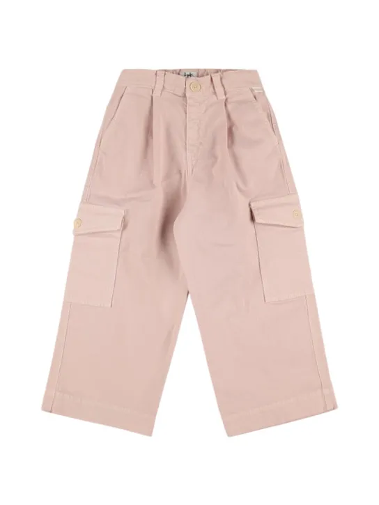 Il Gufo   Stretch cotton gabardine cargo pants 