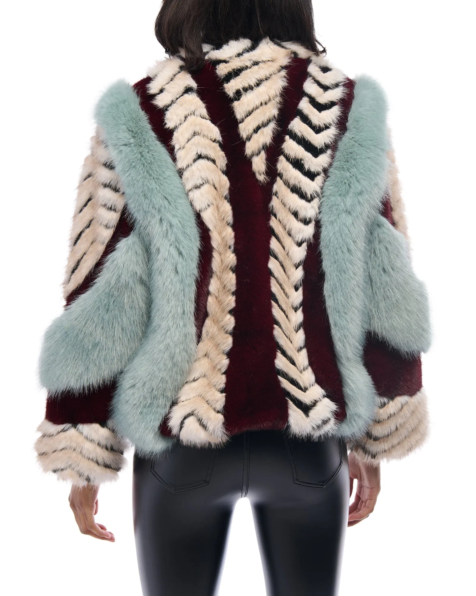 INEZ FAUX FUR JACKET