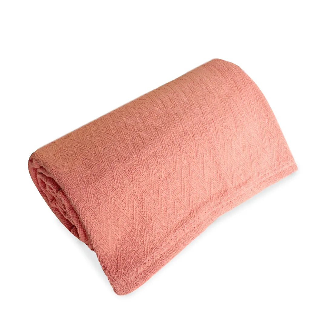 Jean Perry Thermal Blanket - 100% Cotton