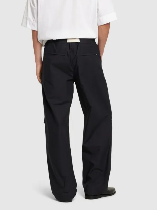 Jil Sander   Relaxed fit cotton pants 