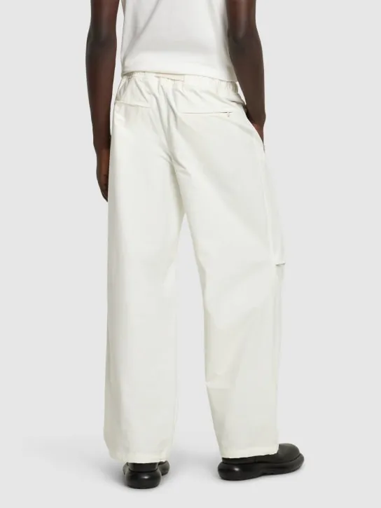 Jil Sander   Relaxed fit cotton pants 