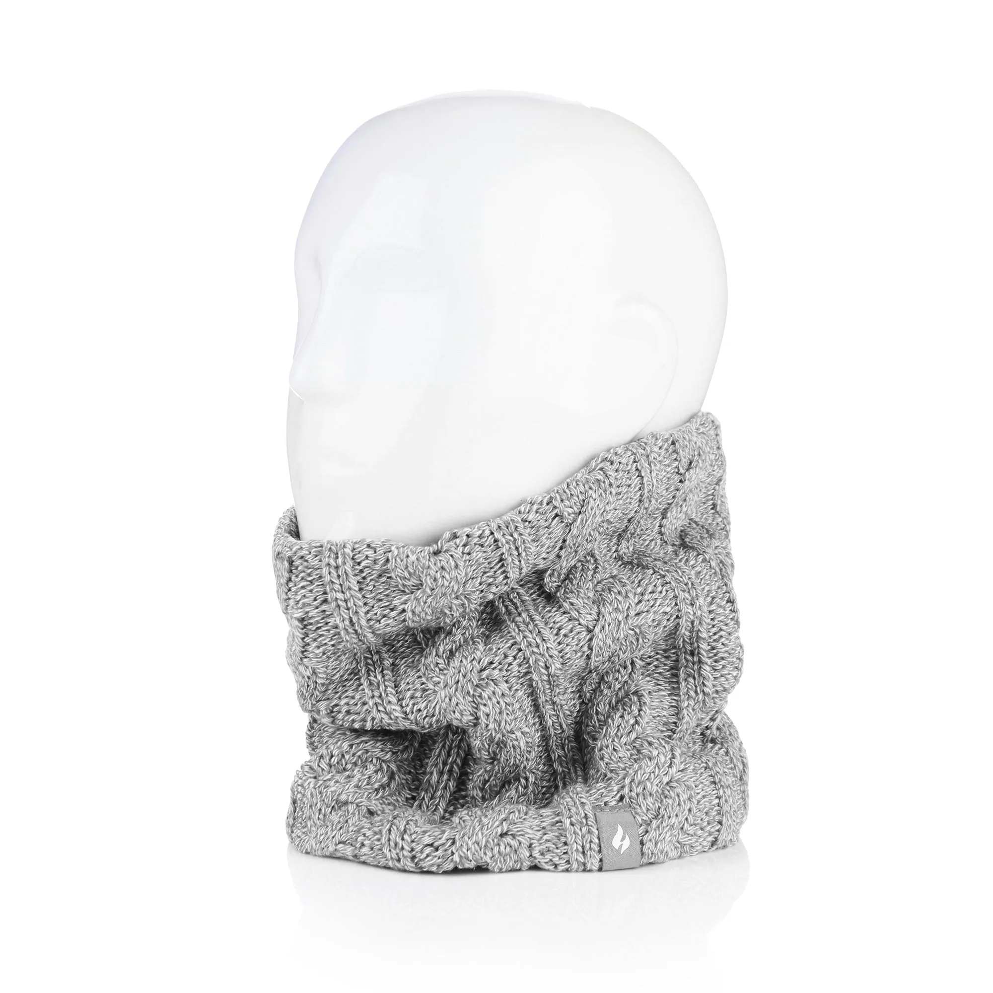 Ladies Marlow Neck Warmer - Light Grey