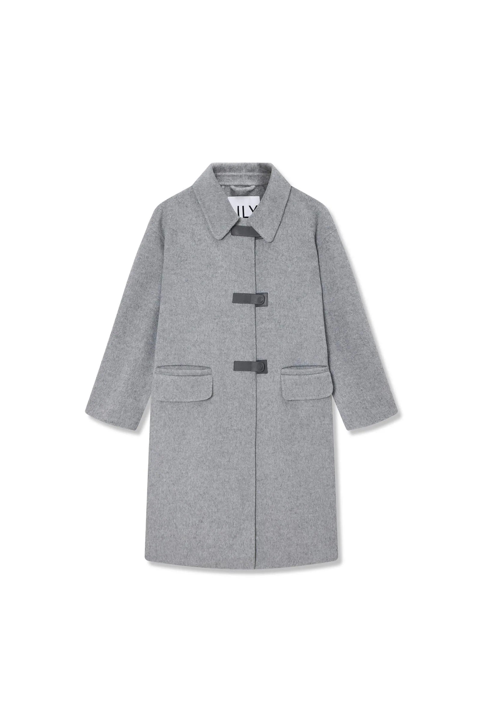 LILY Woolen Coat with Sheep Wool