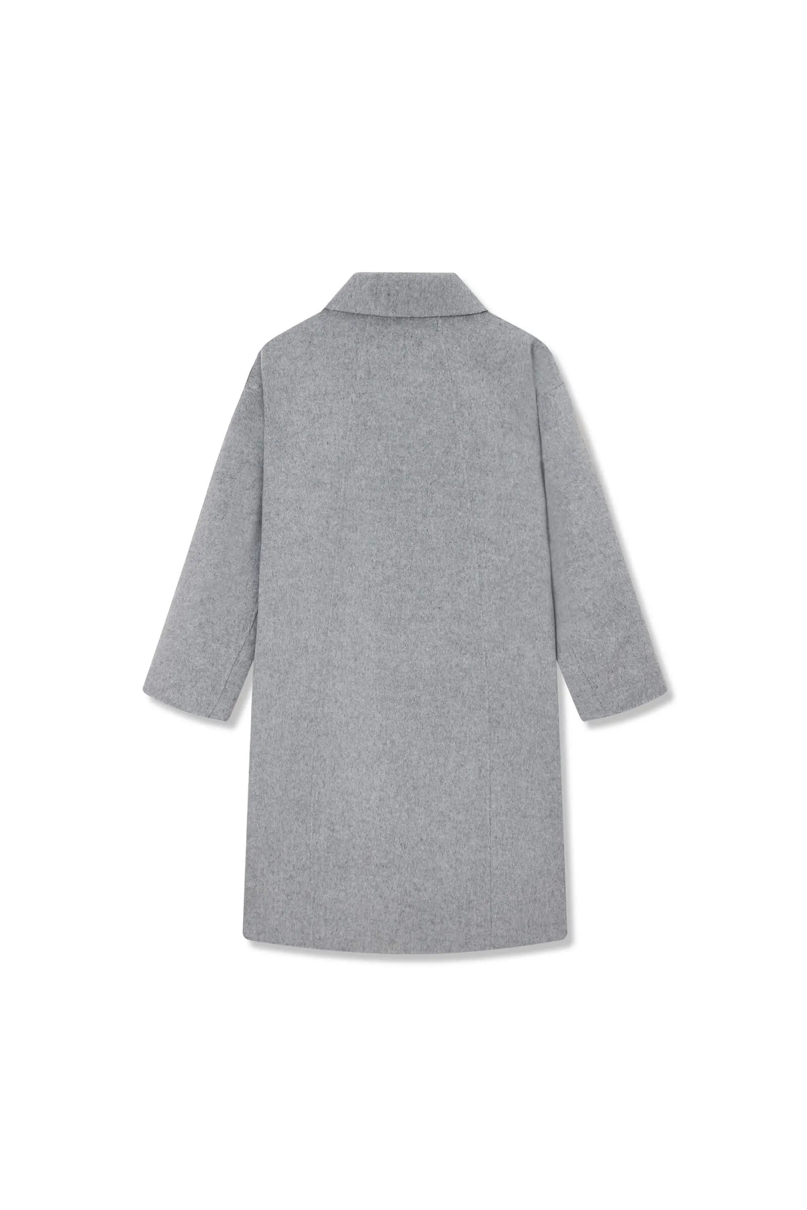 LILY Woolen Coat with Sheep Wool