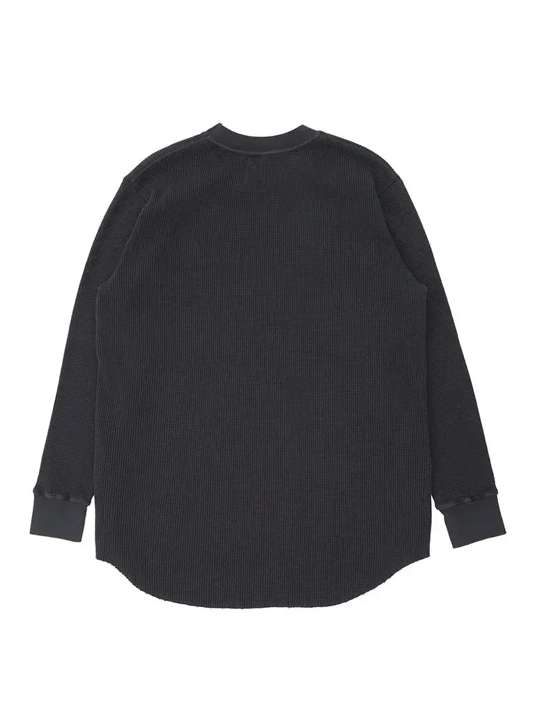 Long Sleeve Thermal- Washed Black