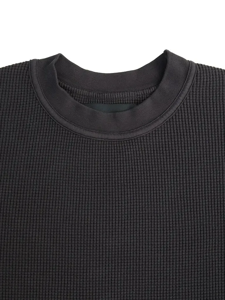 Long Sleeve Thermal- Washed Black