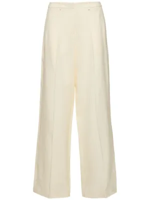 Magda Butrym   Wool &amp; silk straight pants 