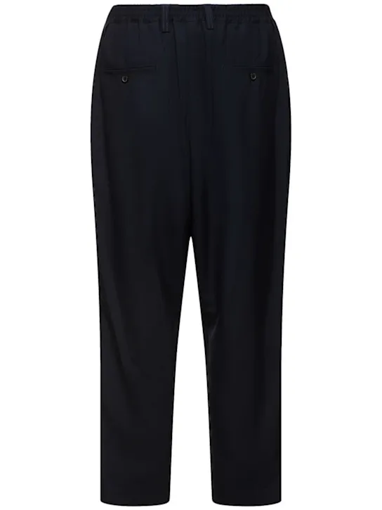 Marni   Tropical wool loose crop pants 