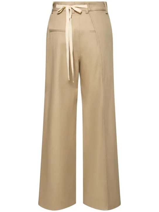 MM6 Maison Margiela   Cotton gabardine pants 