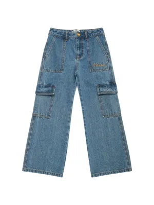 Moschino   Denim cargo pants 