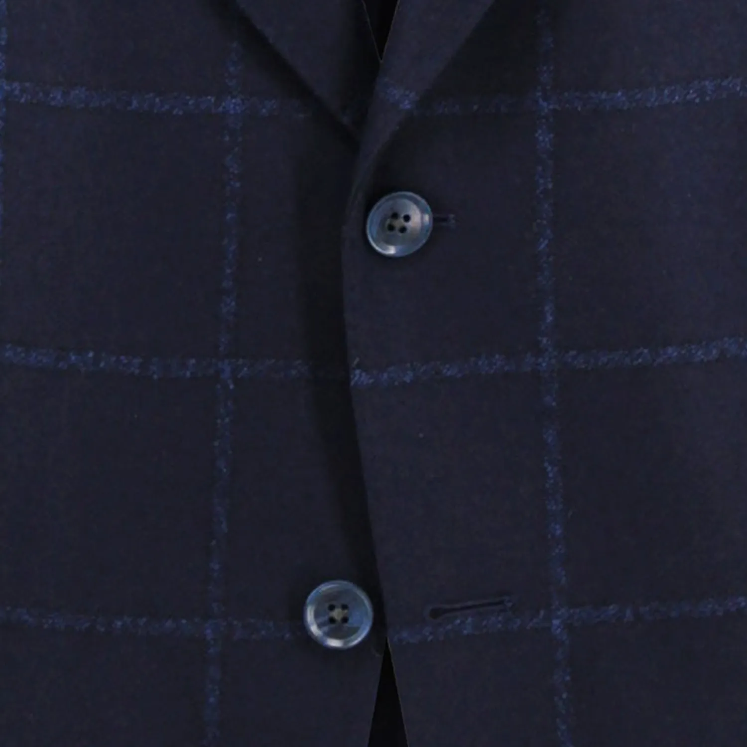 Navy Window Pane Sport Coat