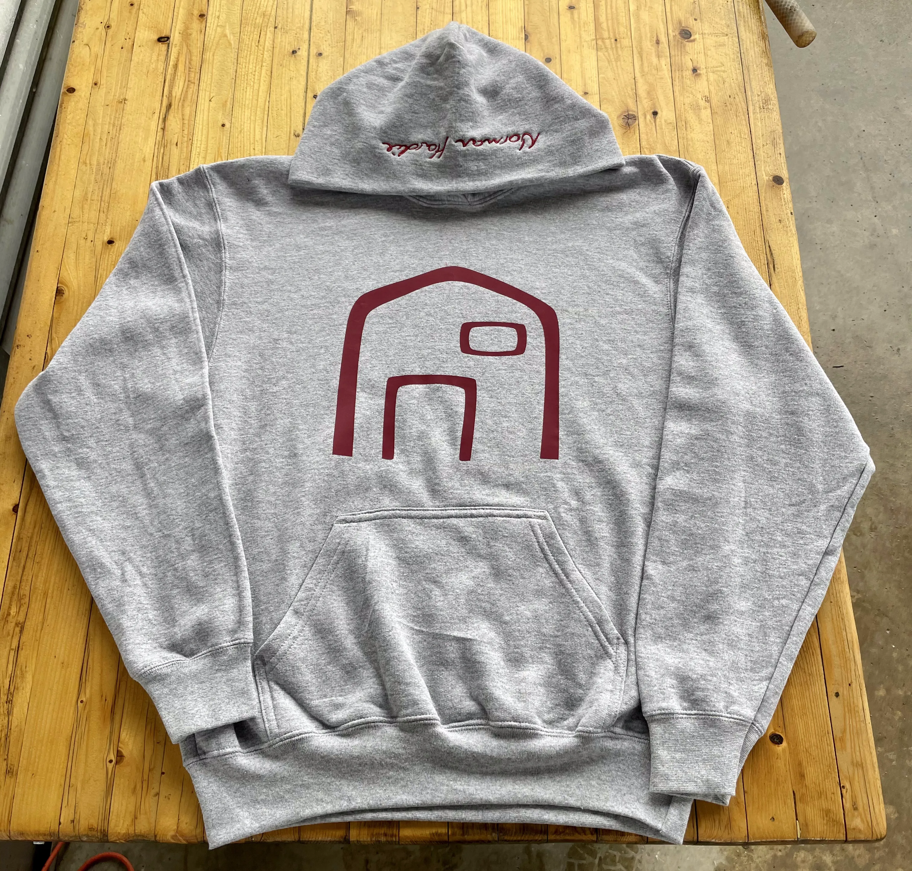 Norman Hardie Light Grey Hoodie