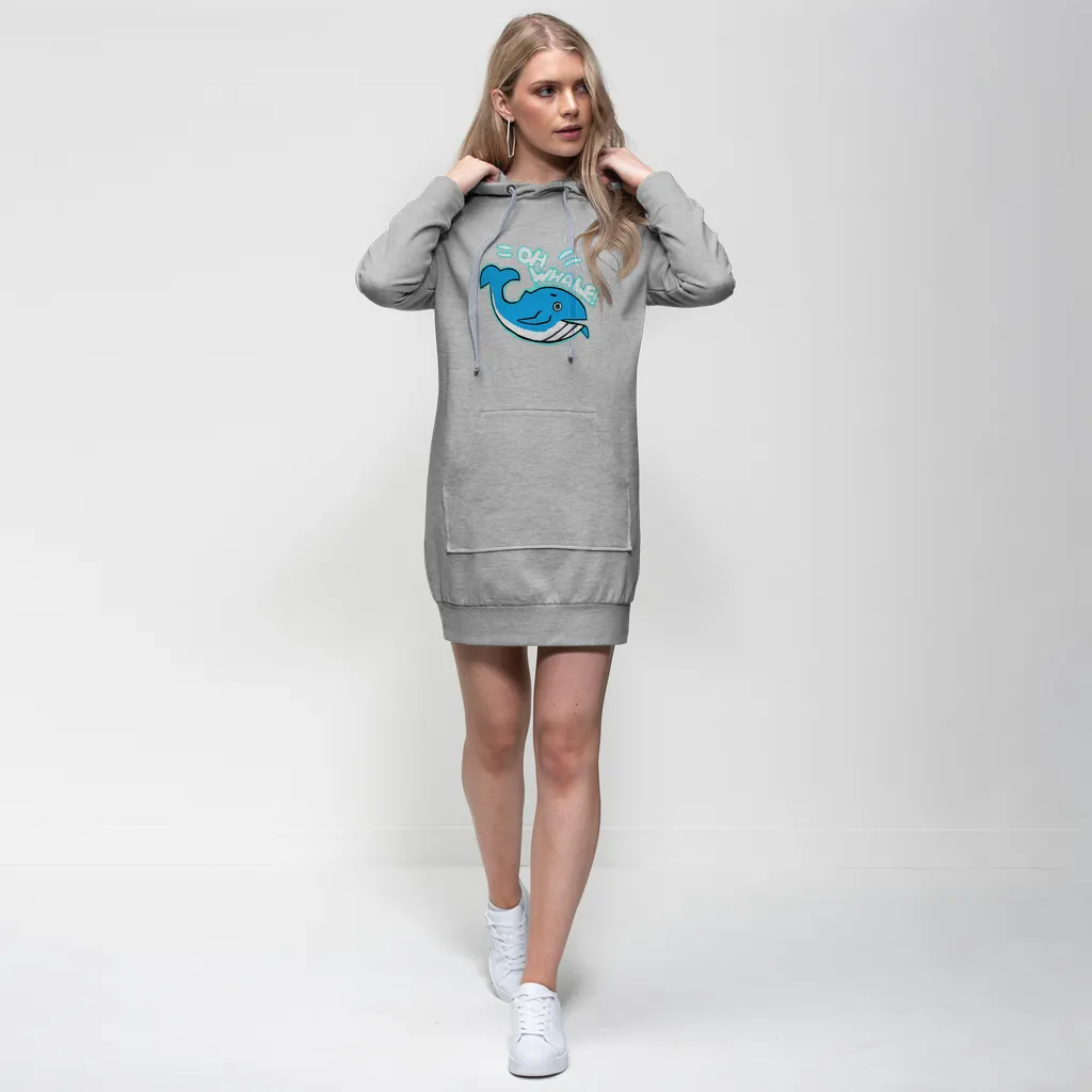 Oh Whale Premium Adult Hoodie Dress