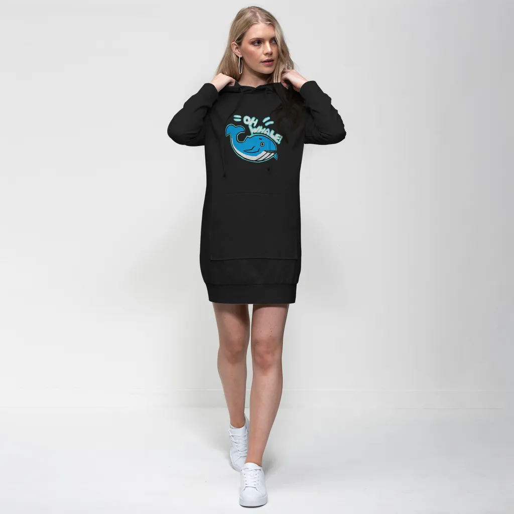 Oh Whale Premium Adult Hoodie Dress