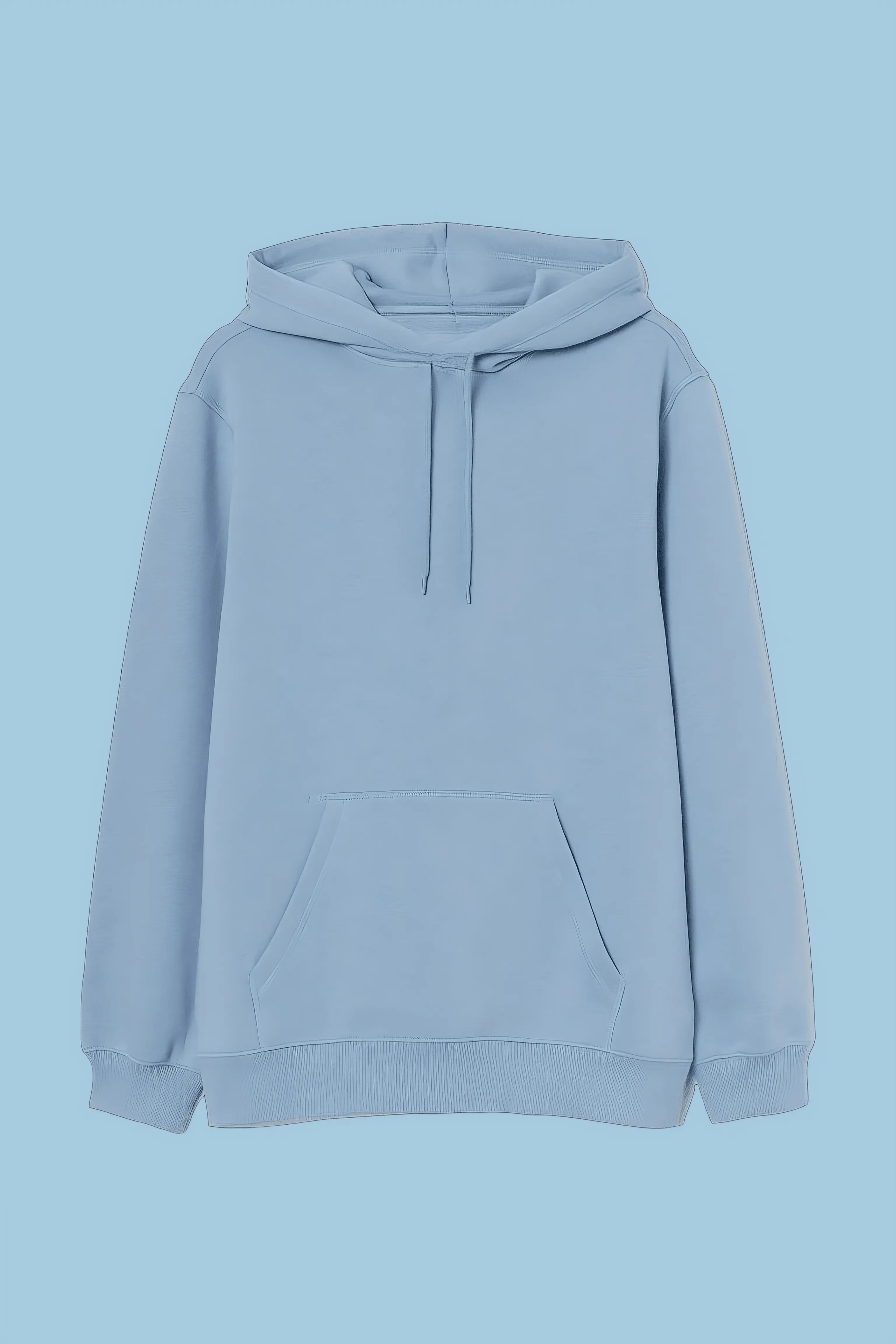 Plain Sky Blue Hoodie