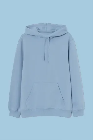 Plain Sky Blue Hoodie