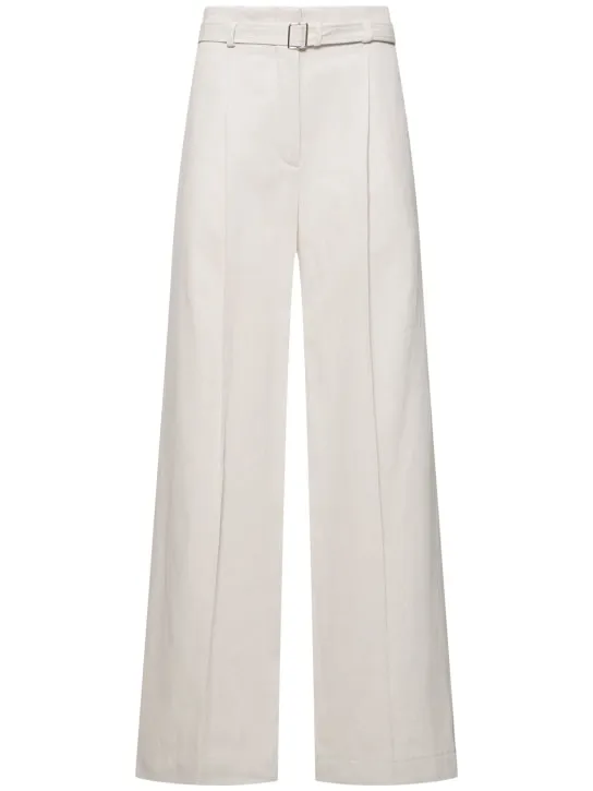 Proenza Schouler   Dana tailored cotton &amp; linen pants 