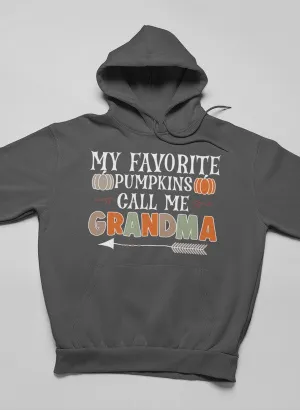 "My Grandkids Are My Favorite Pumpkins Hoodie"