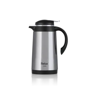 RELAX 1000ML VERRA STAINLESS STEEL THERMAL CARAFE - BLACK (D4100 SERIES)