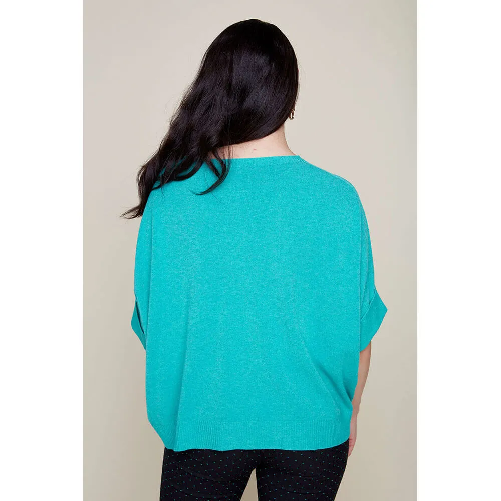 Renuar Knit Sweater - Peacock