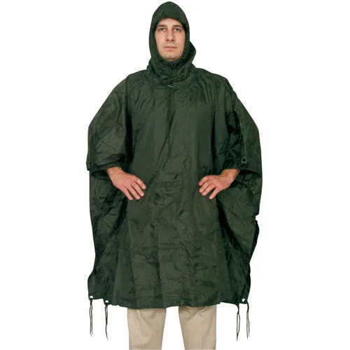 Ripstop Poncho W/Bag