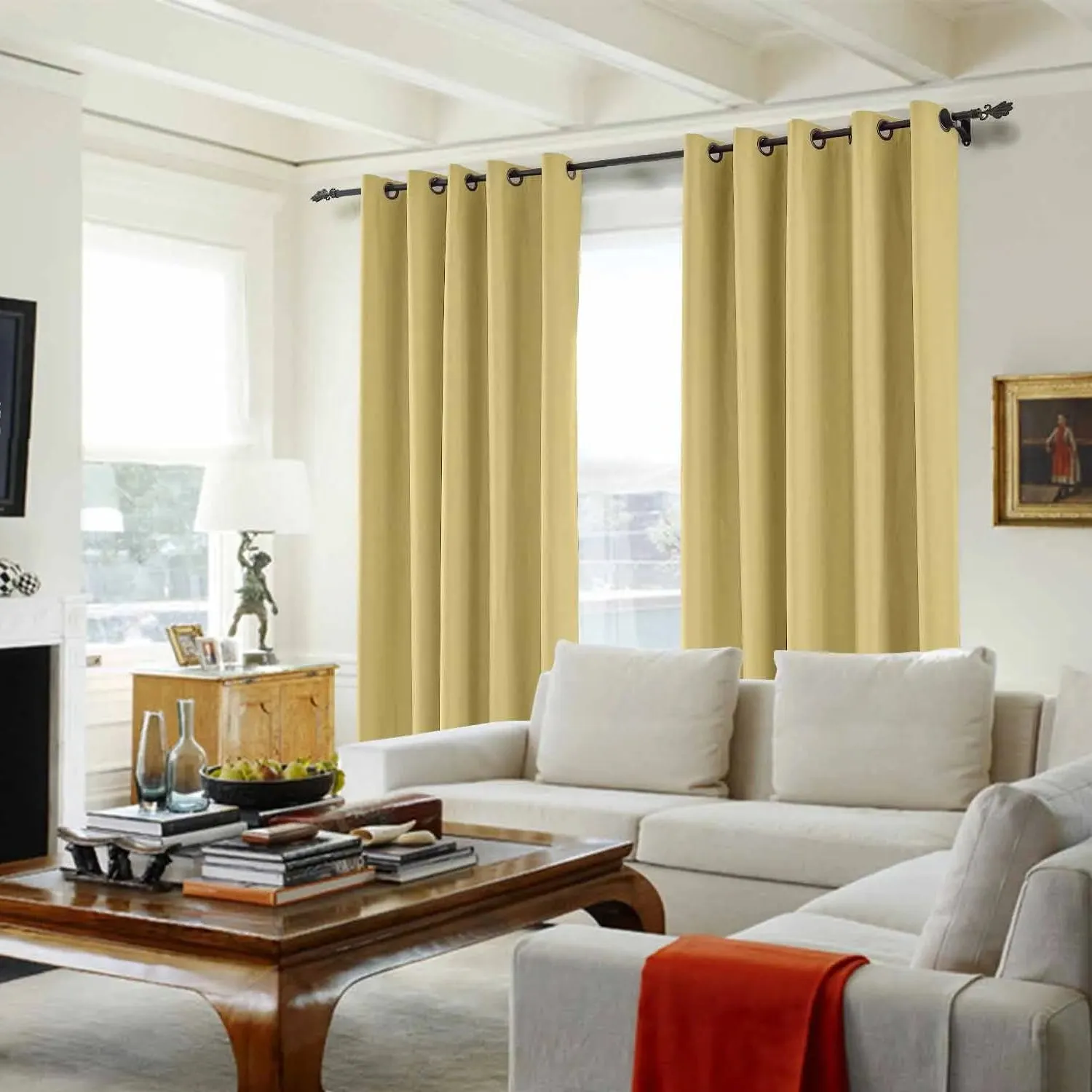 Saba Absolute Blackout Thermal Curtain with Foam Coated Grommet