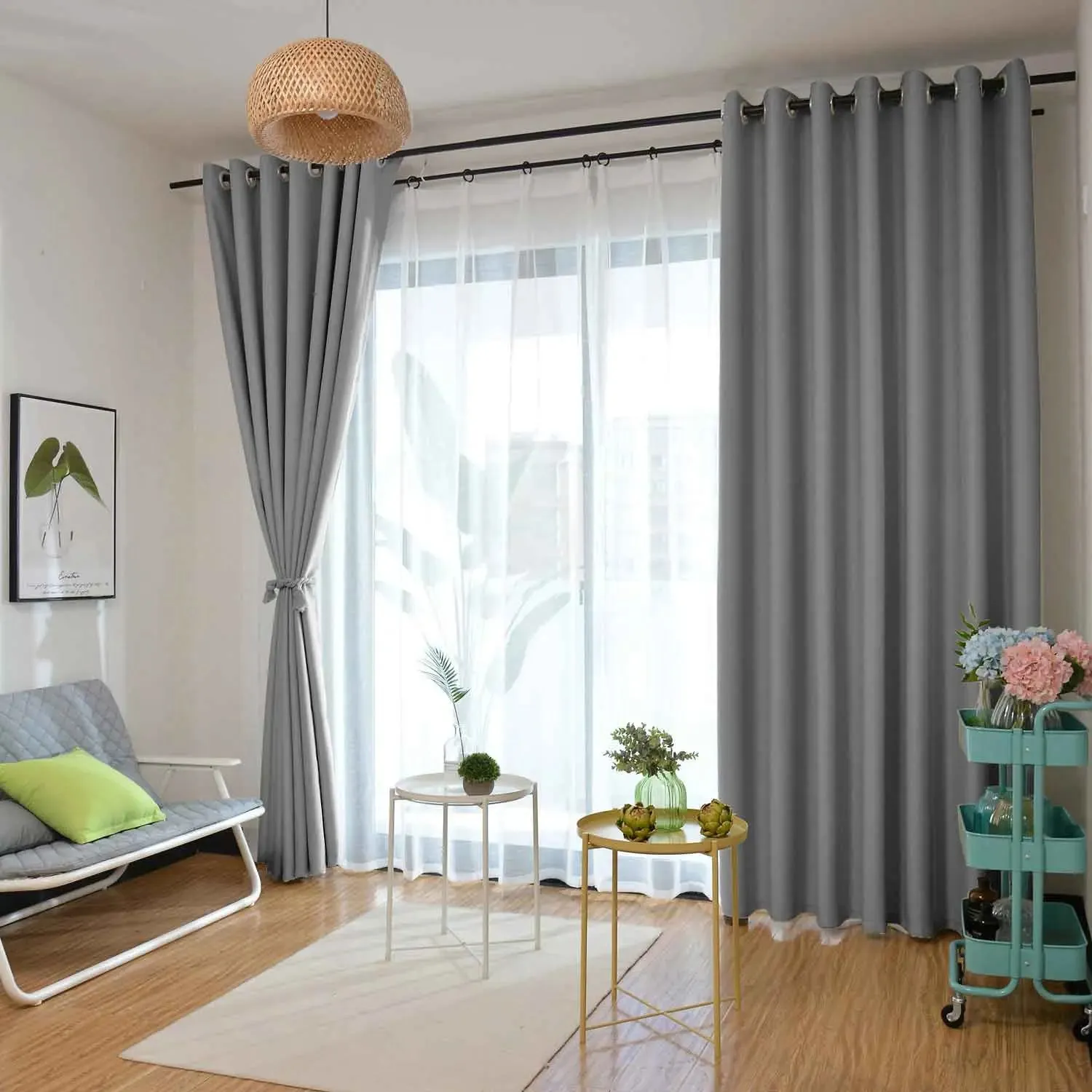 Saba Absolute Blackout Thermal Curtain with Foam Coated Grommet