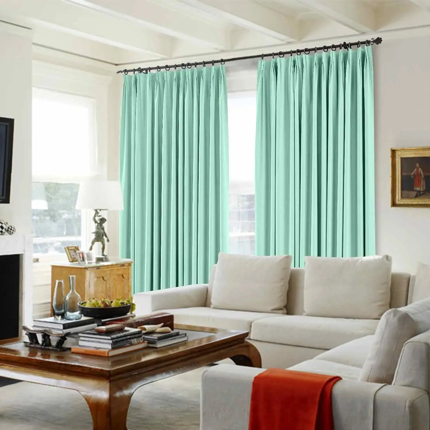 Saba Absolute Blackout Thermal Curtain with Foam Coated Grommet