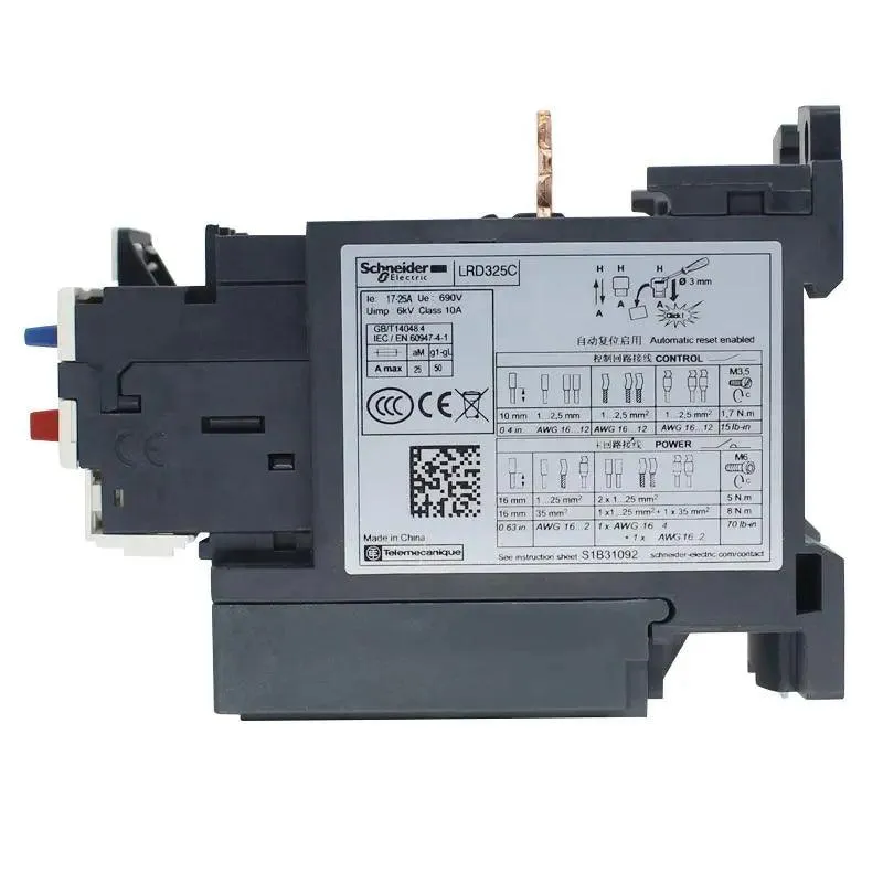 Schneider- LRD Series Thermal Overload Relays - TeSys