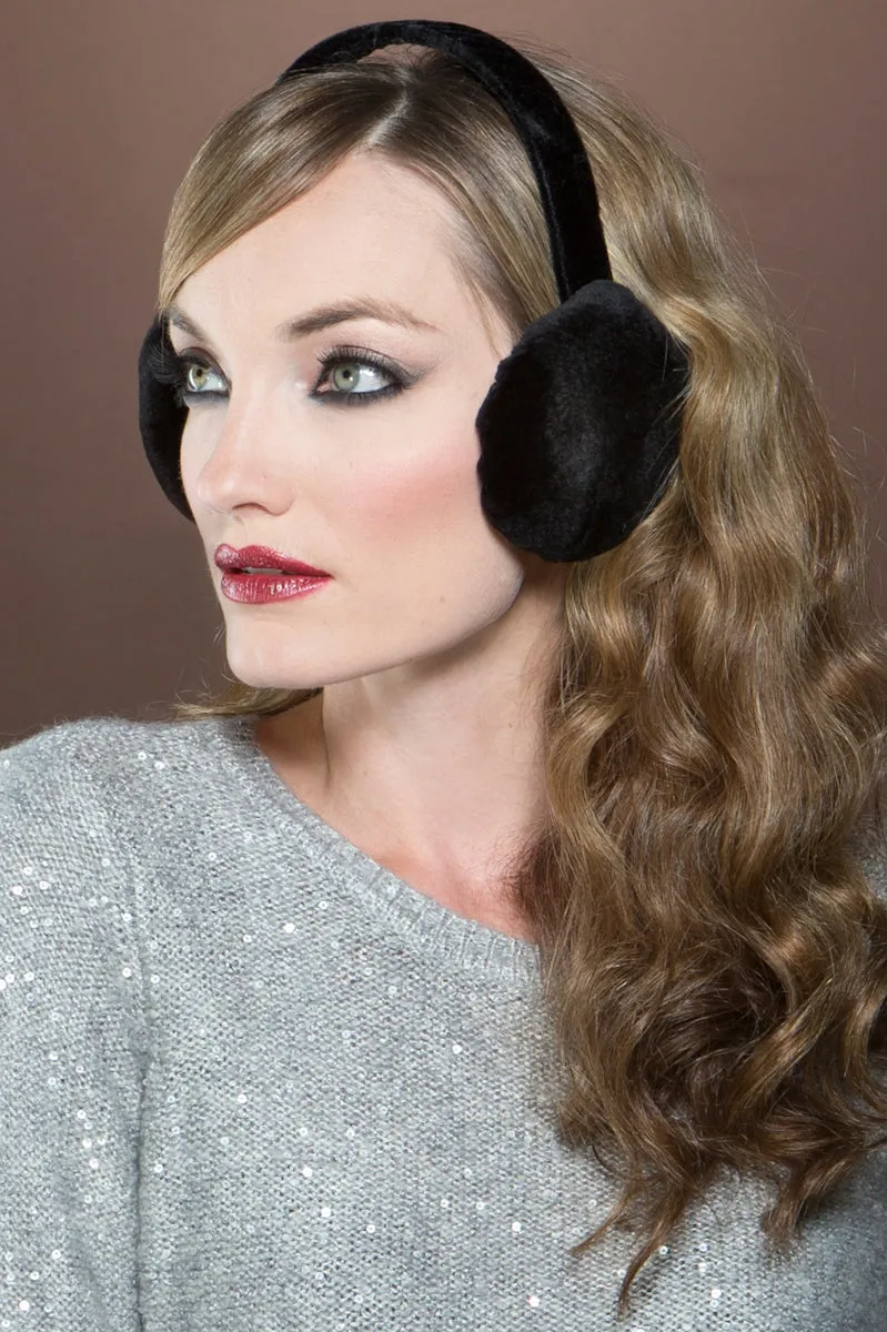 Sheared Mink Fur Earmuffs