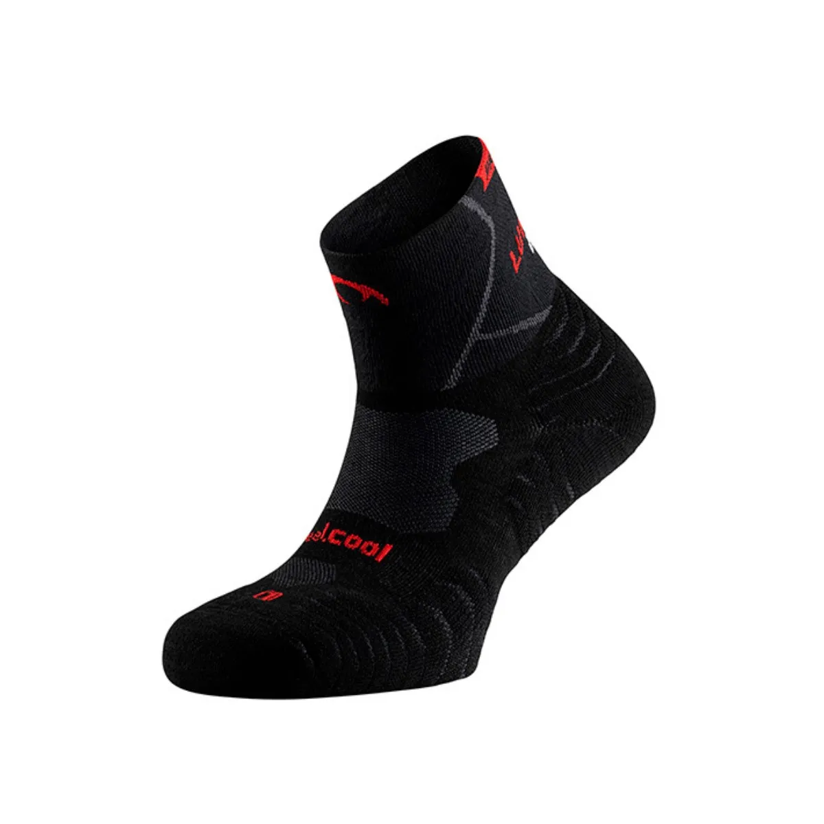 Socks Lurbel Path Pro Black Red