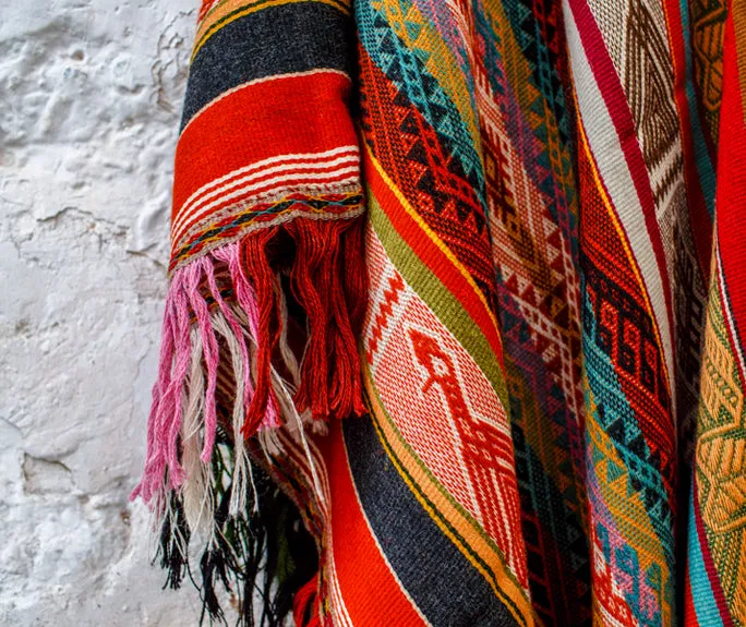 Sonqo Master Weaver Peruvian Poncho