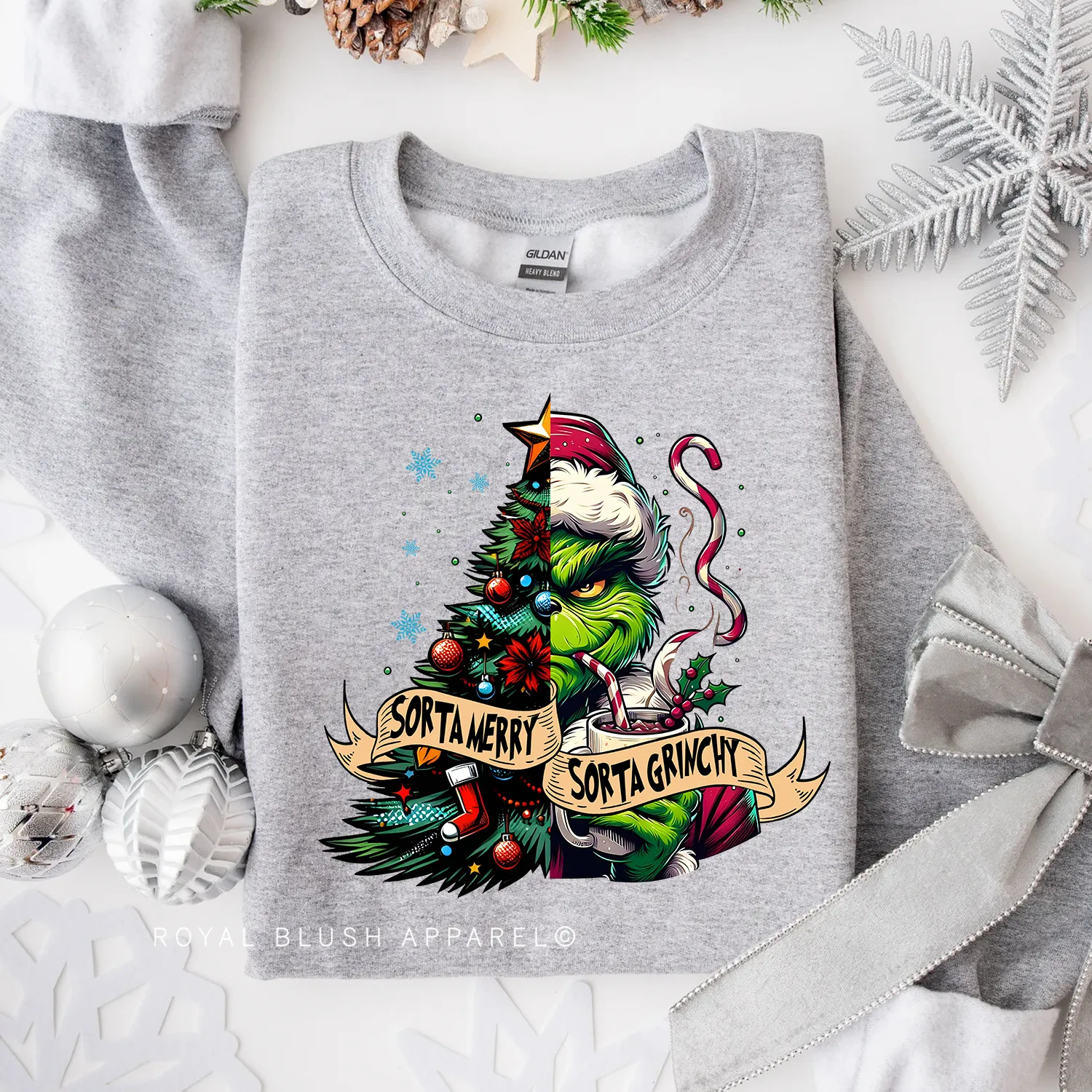 Sorta Merry Sorta Grinchy Sweatshirt