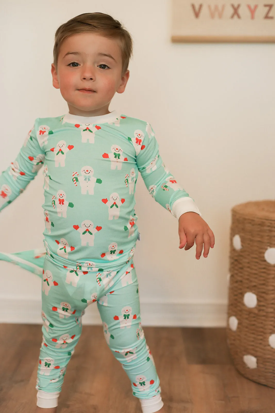 Southern Slumber Bamboo Pajama Set - Mr. Snowman